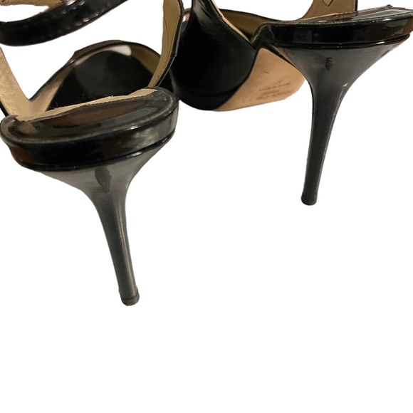 Jimmy Choo NOVA 100 heels black pattern slingback. - Picture 3 of 12